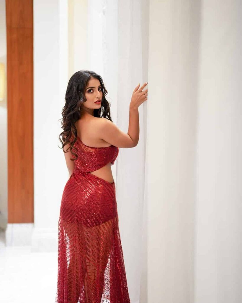 Ananya Nagalla Sizzling in Scarlet Glamour
