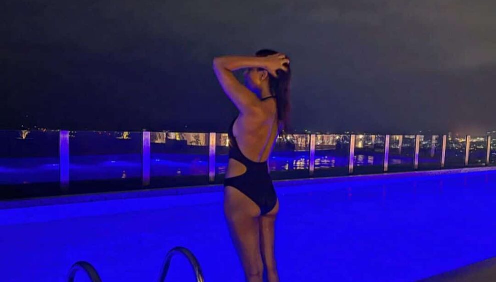 Nia Sharma Sizzles in Sultry Monokini